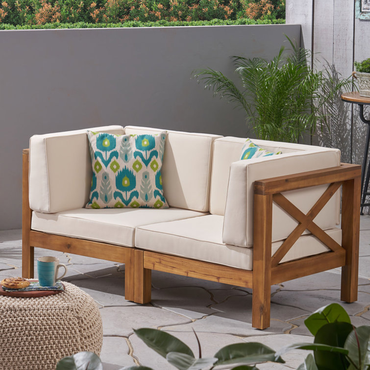 Narrow best sale outdoor couch